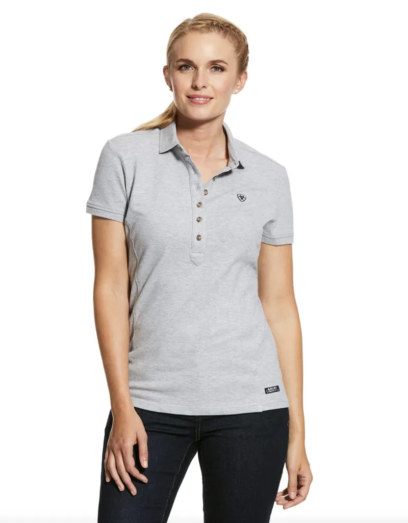 Ariat Prix Short Sleeve Polo Grey